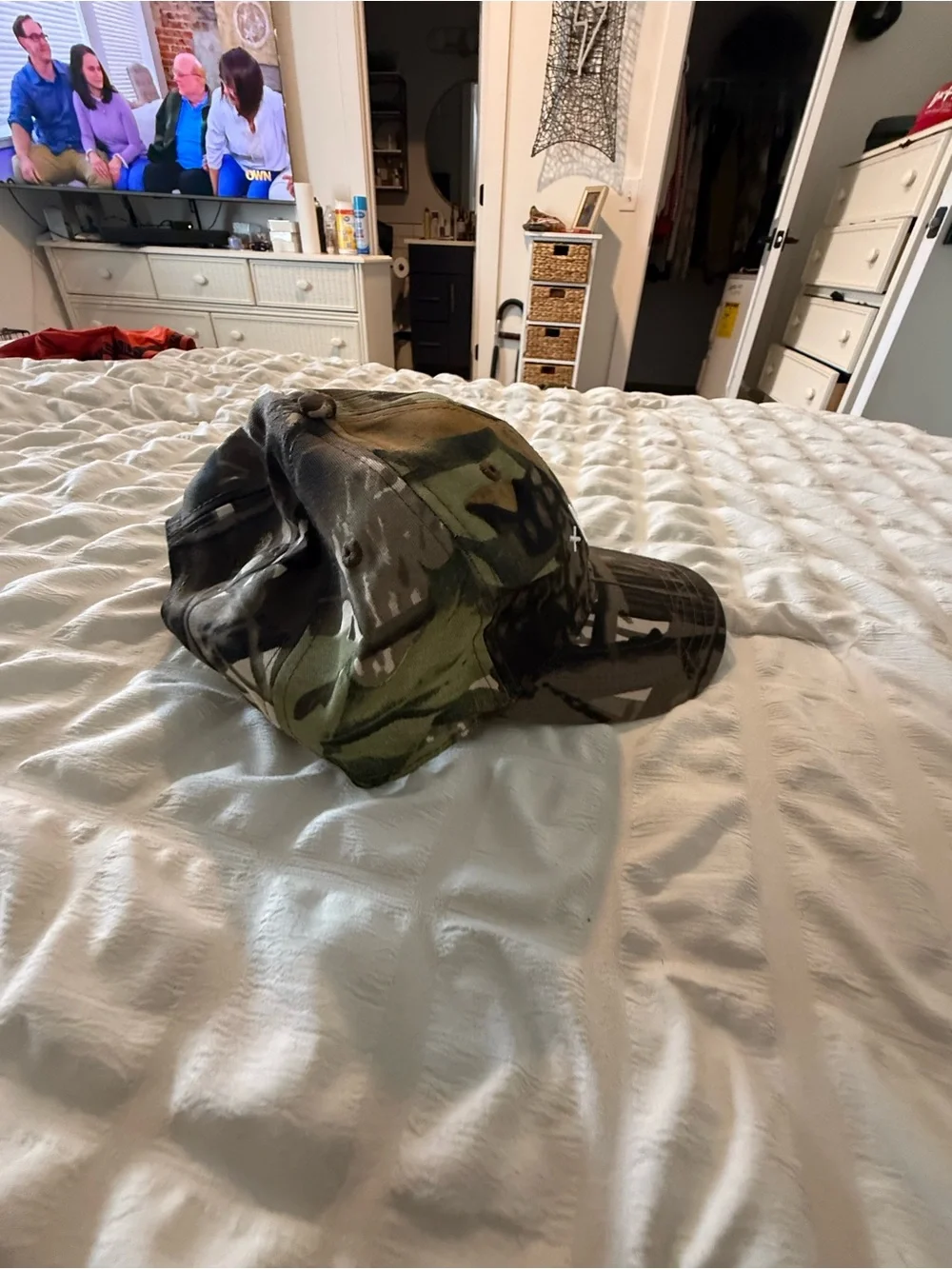 KC Camo hat - Green Camouflage Baseball Hat